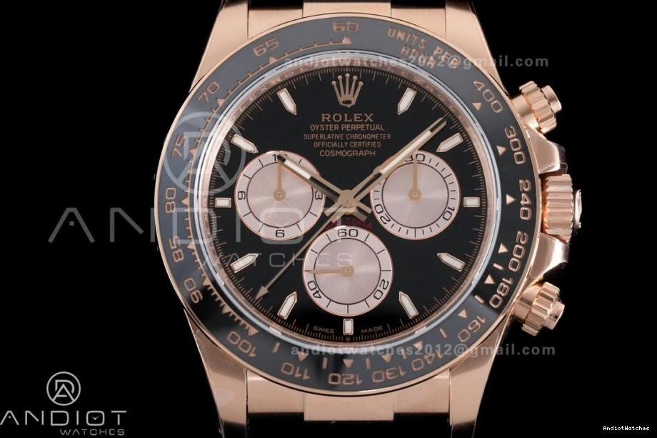 Marker Weight RG Best Black On DD VSF 798 Stick Dial Edition Oyster-flex 1:1 Gain Strap 126515 Daytona Sophisticated Sub-dial 0418